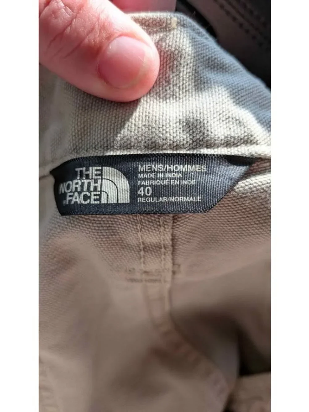 The North Face NF0A2UMH Men's 40 Tan Canvas Utility Work pants